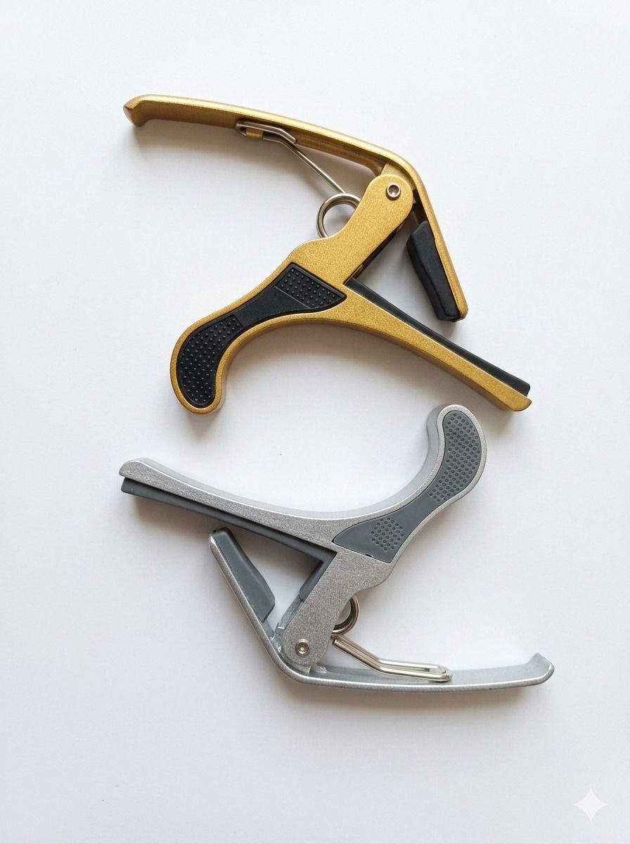 sls music 2 B4 silver & golden for acoustic guitar spring guitar Spring Guitar Capo-picture-29
