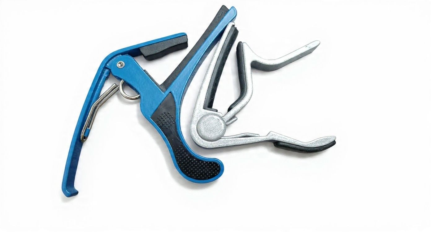 sls music B4 Red and B5 silver Guitar Capo for Acoustic Guitar, Spring Guitar Capo Spring Guitar Capo-picture-10
