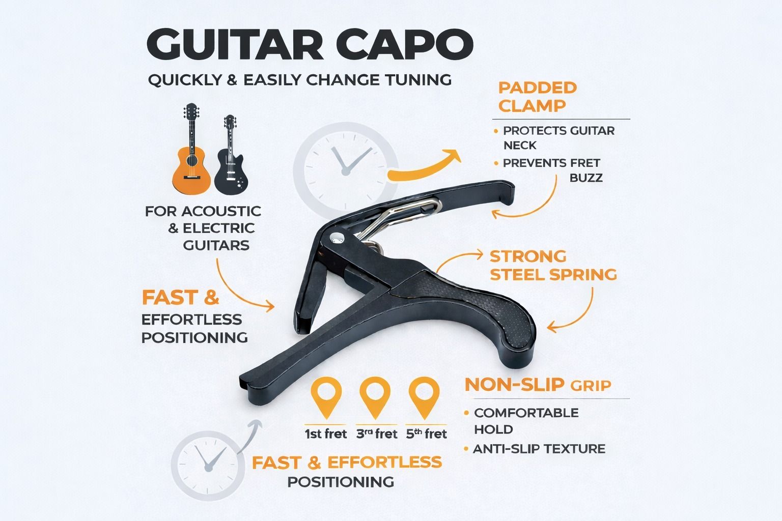 beat box Clutch Guitar Capo-picture-42