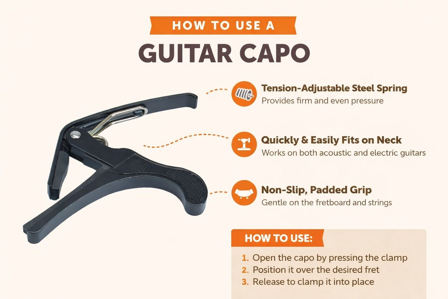 music galaxy Clutch Guitar Capo-picture-27