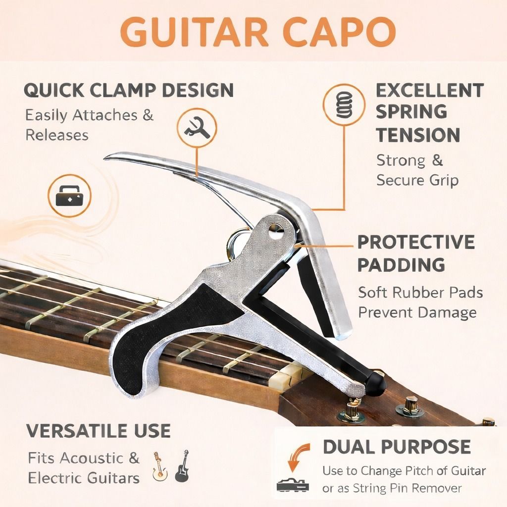 beat box Clutch Guitar Capo-picture-25