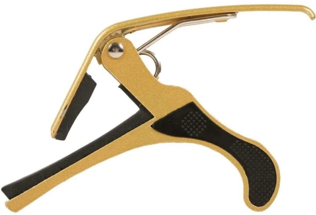 rythm enterprises Golden One Handed Trigger Guitar Metal Capo Quick Change Spring Guitar Capo-picture-43