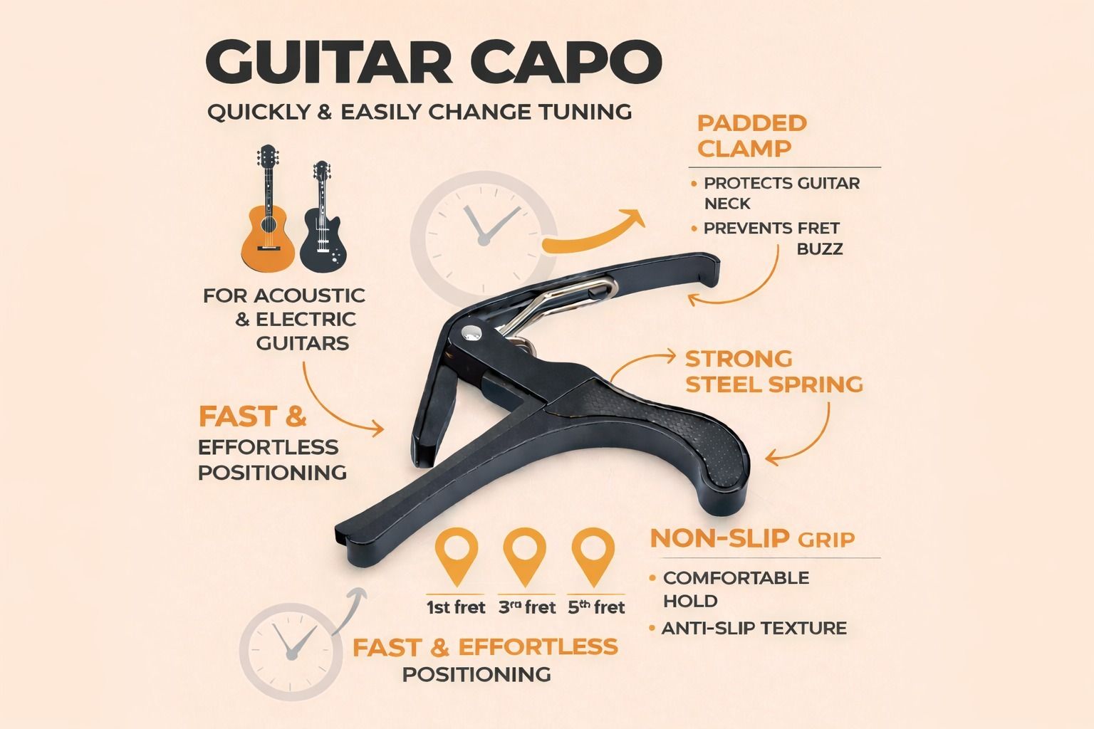 beat box Clutch Guitar Capo-picture-44