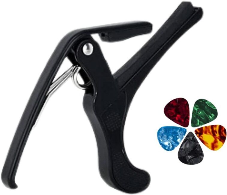 pleasure Capo for Guitar One Handed Trigger Guitar Capo Quick Change Capo for Ukulele Screw-on Guitar Capo-picture-45