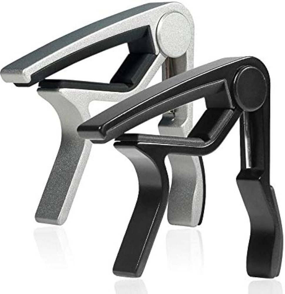 sls music 2 B5 silver & black capo for acoustic guitar spring guitar Spring Guitar Capo-picture-23