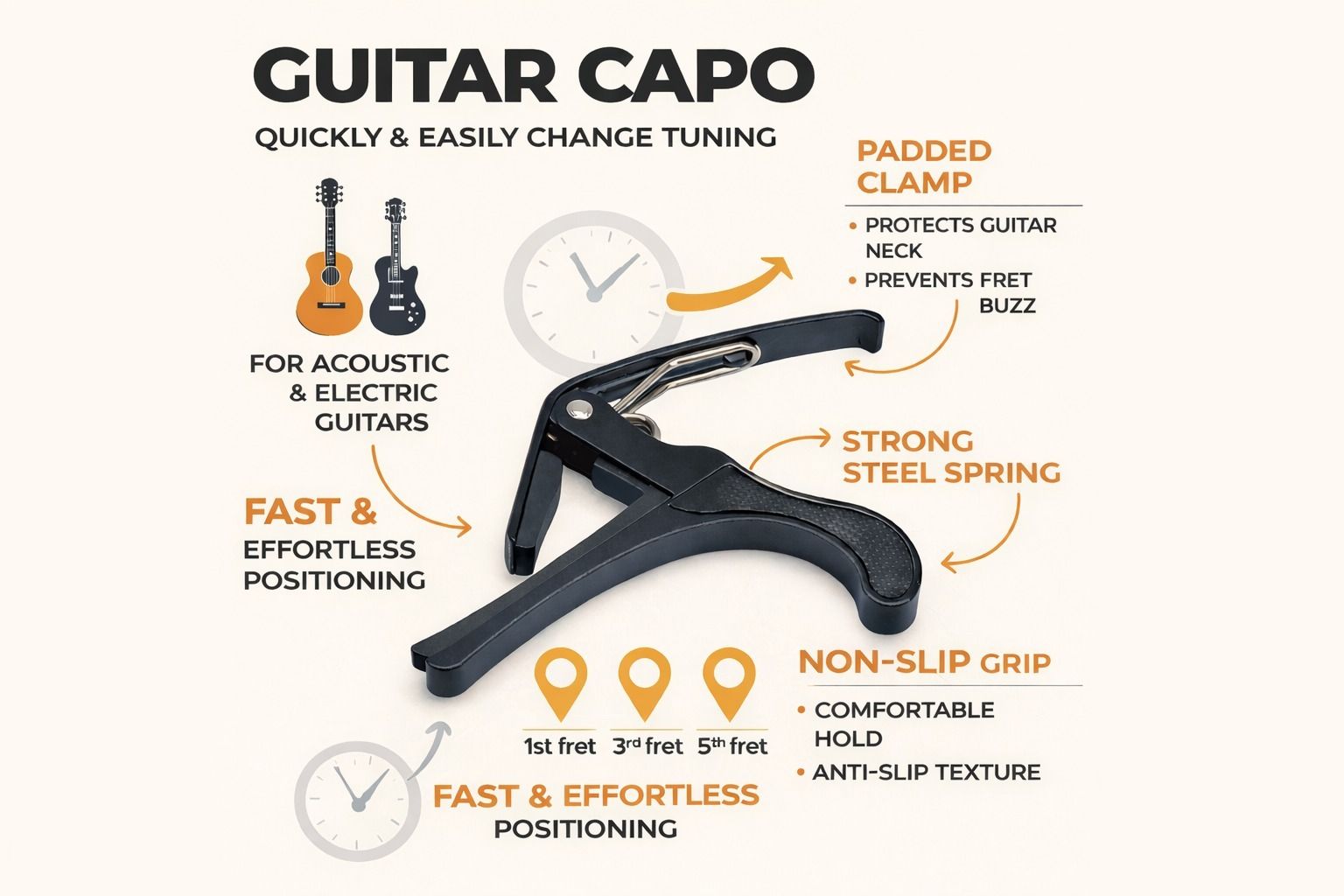 music galaxy Clutch Guitar Capo-picture-47