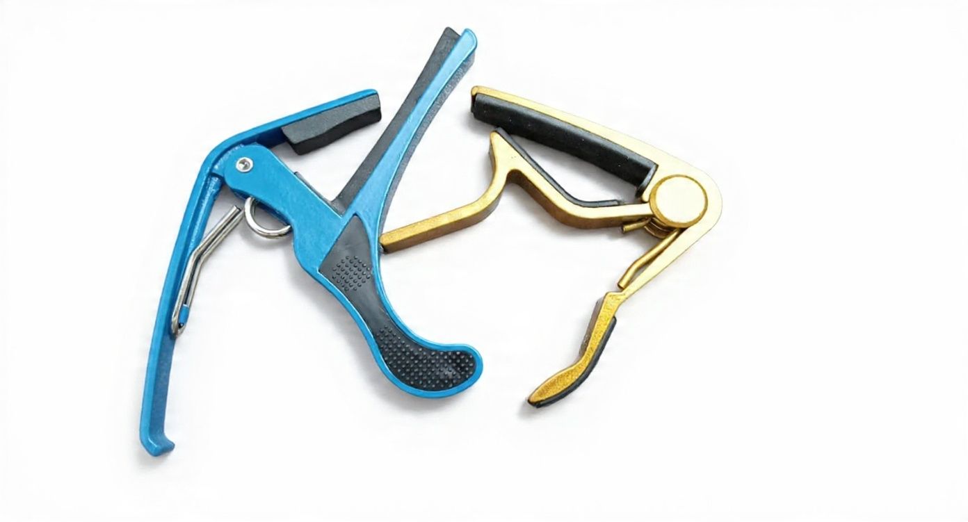 sls music B4 blue and B5 golden Guitar Capo for Acoustic Guitar, Spring Guitar Capo Spring Guitar Capo-picture-22