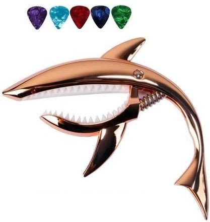 pennycreek Zinc Alloy Guitar Capo Shark Capo for Electric Acoustic Classical Guitar Ukulele Clutch Guitar Capo-picture-25