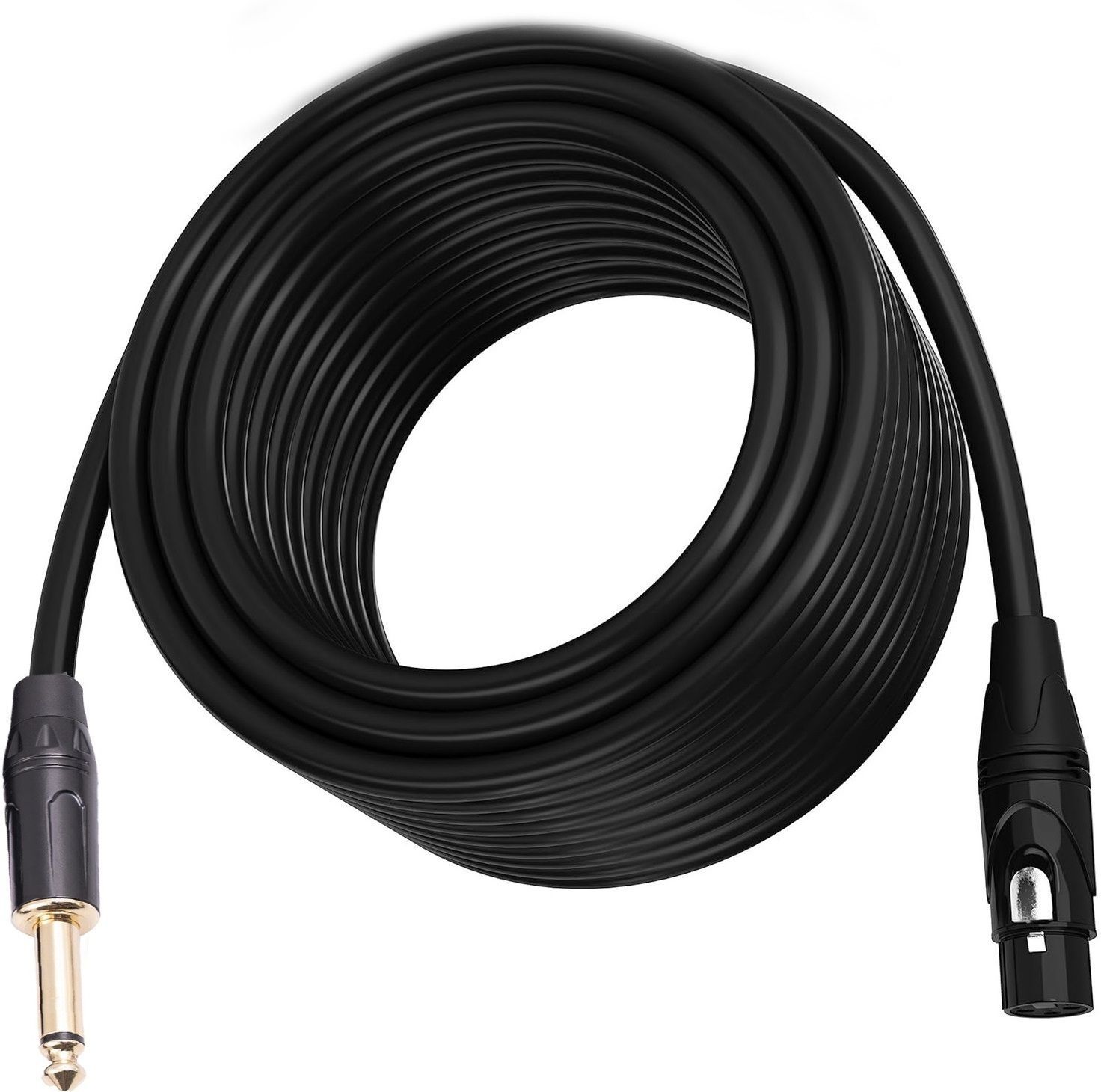 XLR Female to 6.35mm Mono 1/4 Inch TS to XLR Cable for Microphones Amplifier Straight XLR Patch Cable-image-44