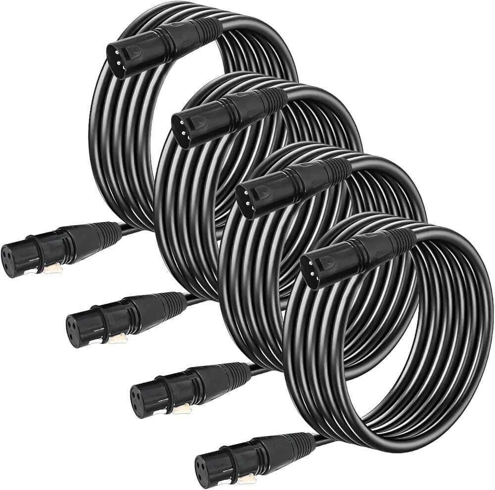 m star cables 35 Double Angled XLR Patch Cable-picture-12