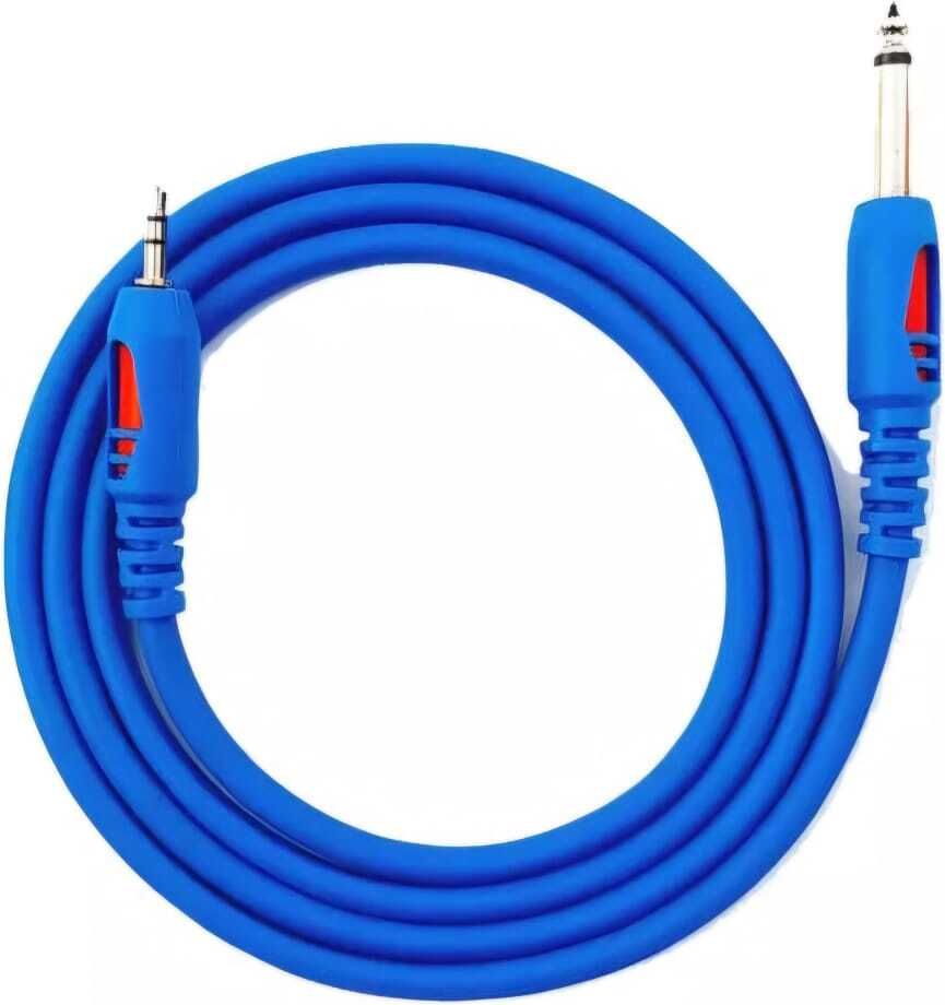 3.5mm to 6.35mm Stereo Cable Double Angled TRS Patch Cable-image-14