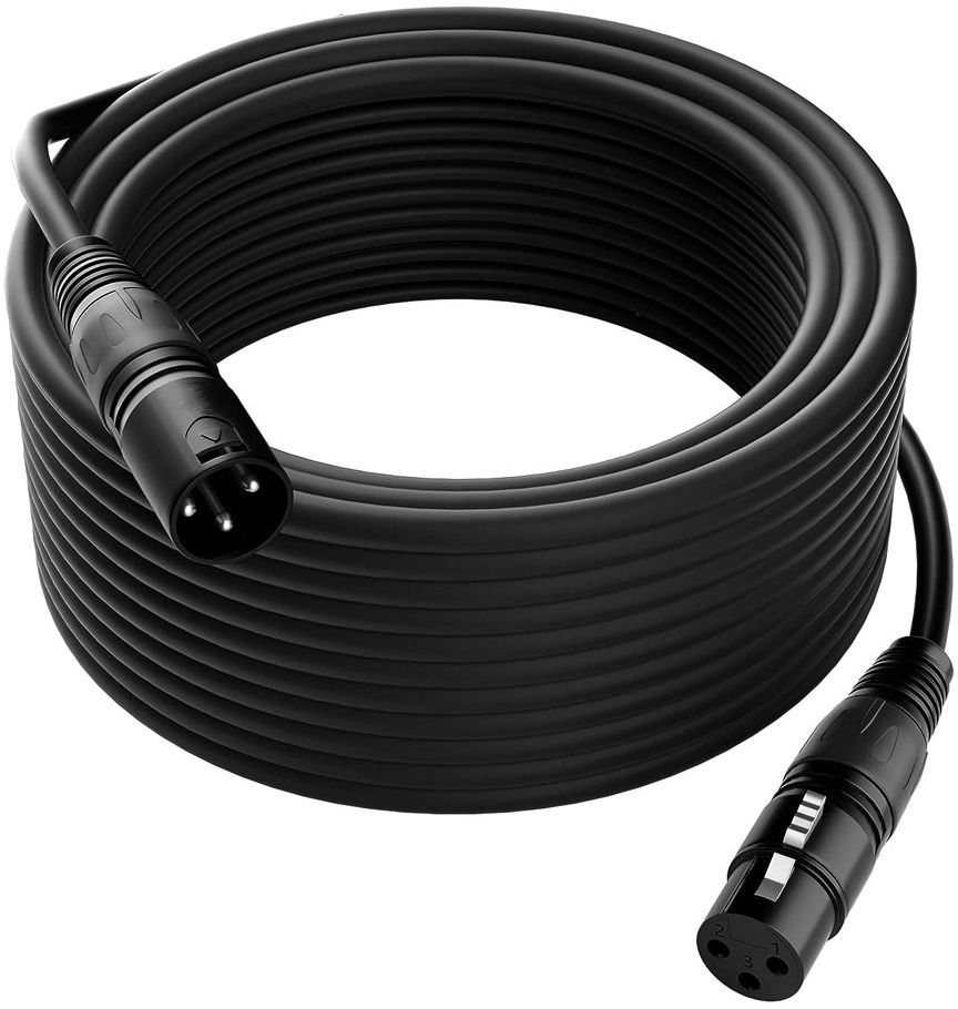 15Meter XLR Cable for Microphone Male to Female 3Pin XLR Cable for Speaker Mixer Double Angled XLR Patch Cable-image-44