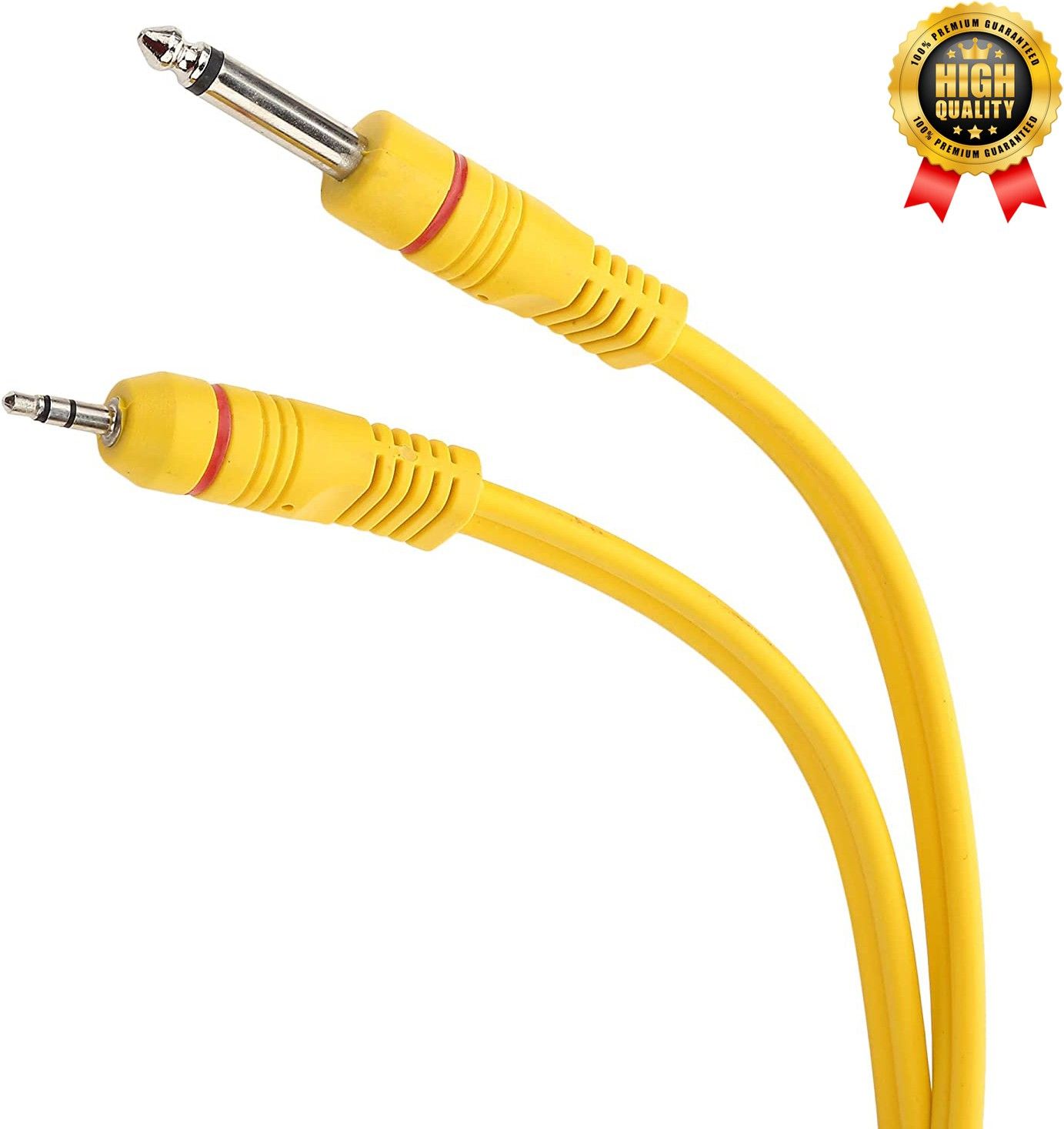 6.35mm 1/4" Male Mono Plug to 3.5mm Male Stereo Audio Jack Cable for Laptop Straight TS Patch Cable-image-44