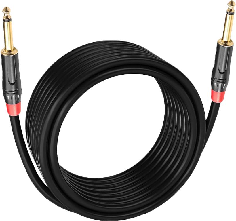 urban infotech 6.35mm Male to 6.35mm TRS 1/4 Inch to 1/4 inch Straight for Mic,Guitar Cable Straight XLR Patch Cable-picture-25