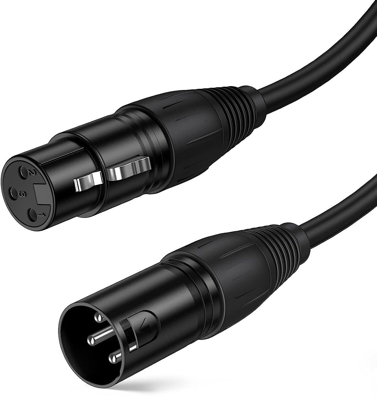 6 meter xlr cable male to female 3 pin microphone cable audio guitar cable straight xlr patch cable