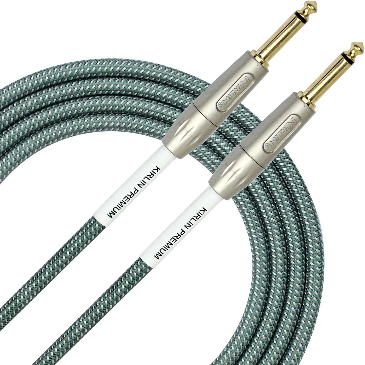 kirlin IWB-201PFG OL Premium Plus 6 mtr Instrument Cable Single Angled TS Patch Cable-picture-43