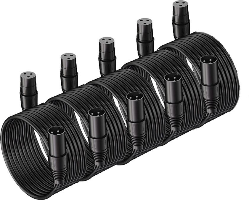 mocking bird 10FT Delux XLR Male To Female Balance Cable 3Pin Extension Code For Microphone Straight XLR Patch Cable-picture-18