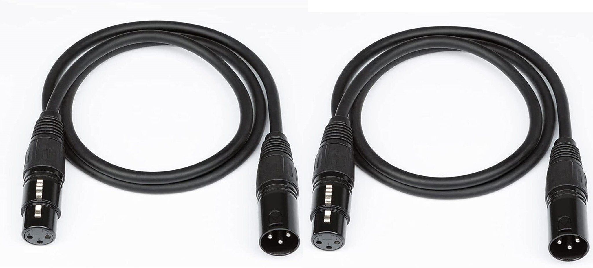 XLR Male To Female Microphone Extension Cable For Professional Recording 2qty Double Angled XLR Patch Cable-image-18