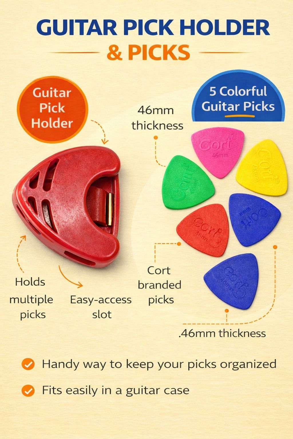 music galaxy 6 MULTI COLOR PICKS AND 1 PICK HOLDER AB49 Guitar Pick-picture-11