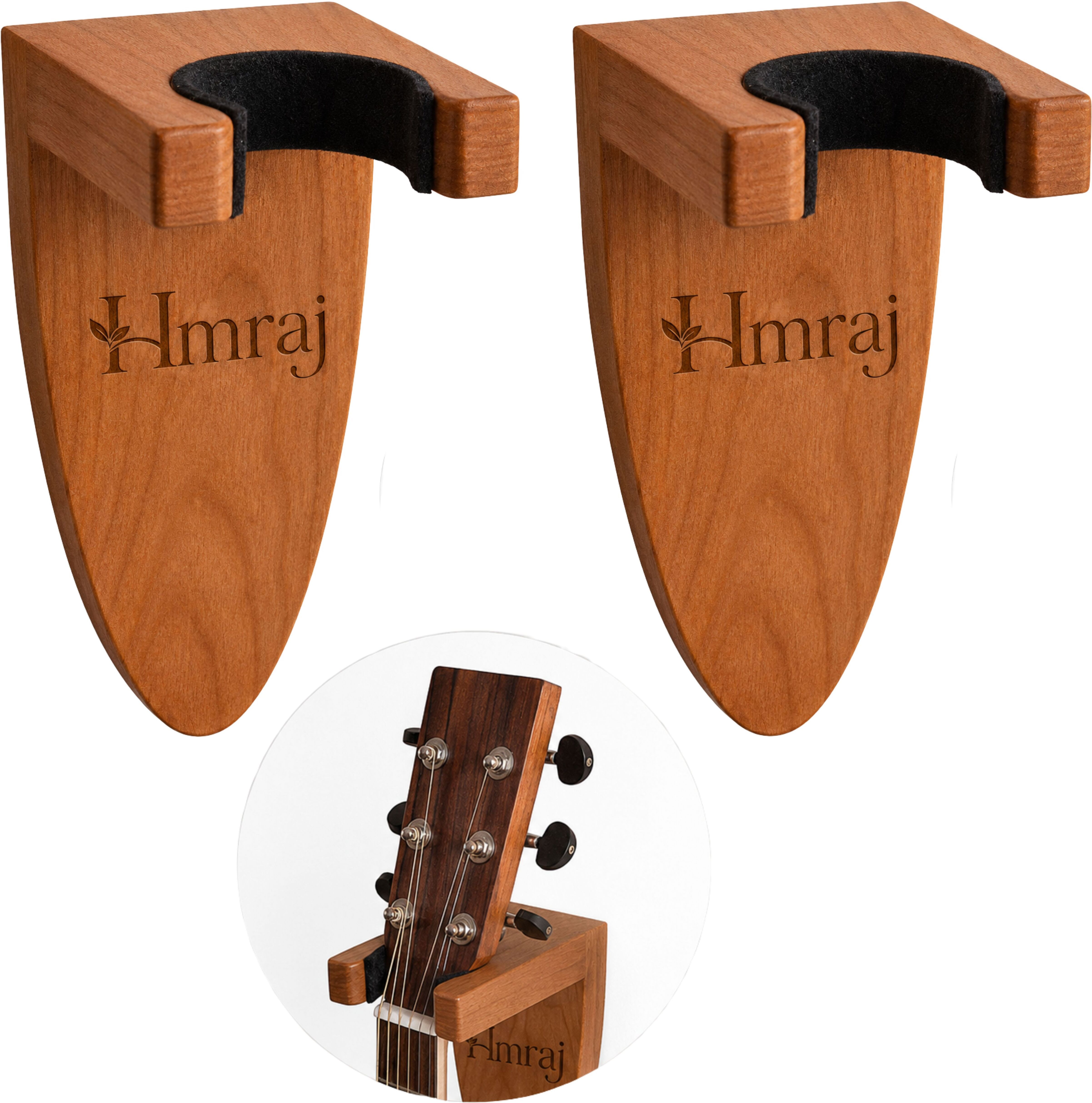 hmraj Wooden Wall Mount Guitar Hanger Wall Hanger-picture-39