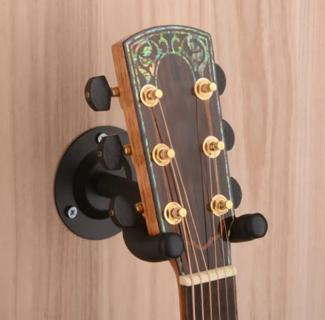 zorqeva Black Metal Guitar Wall Hanger Hook for Acoustic Electric Bass Ukulele Hanger Hanger-picture-34