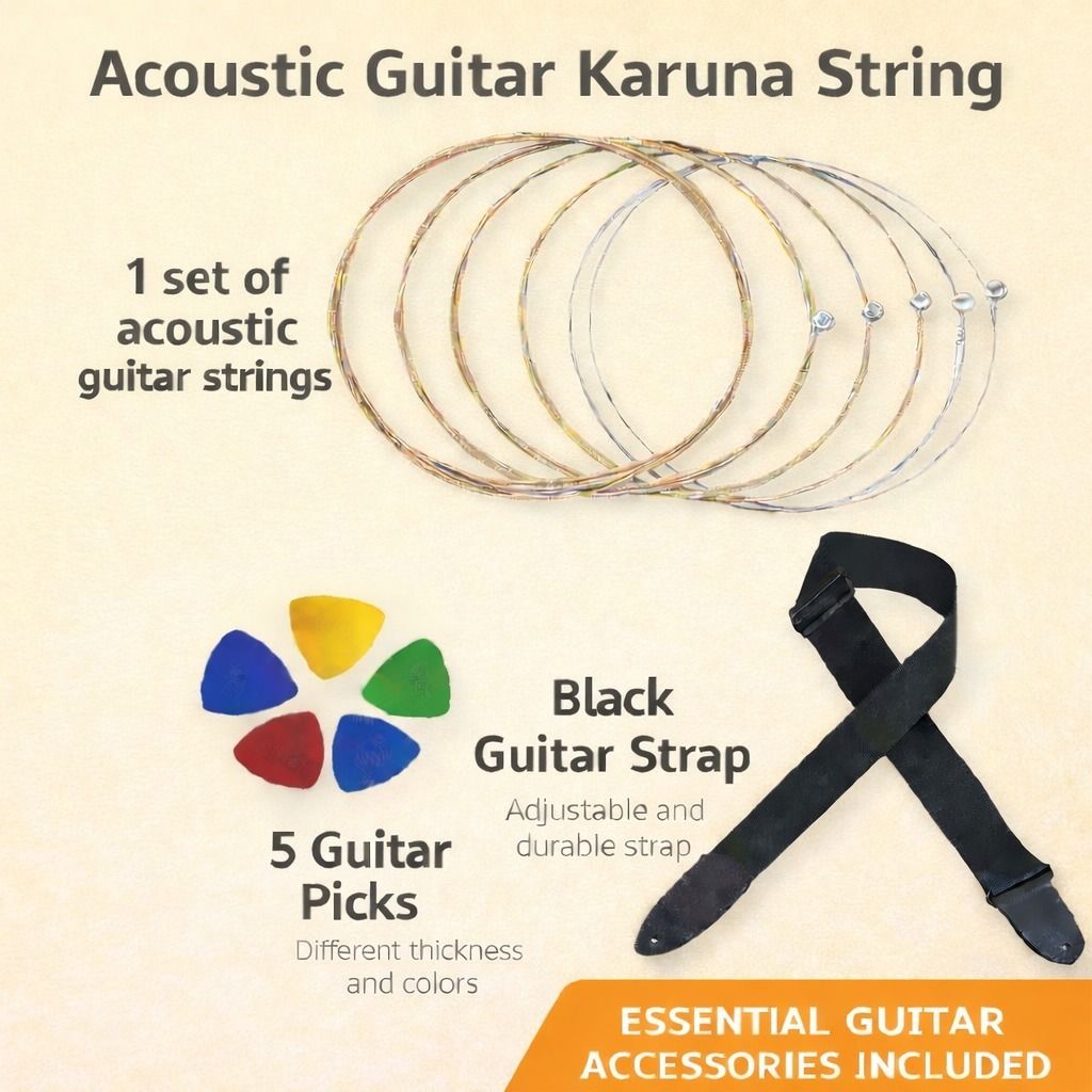 music galaxy Acoustic KARUNA STRING BLACK BELT 5 PICKS MGPK3 Guitar String-picture-12