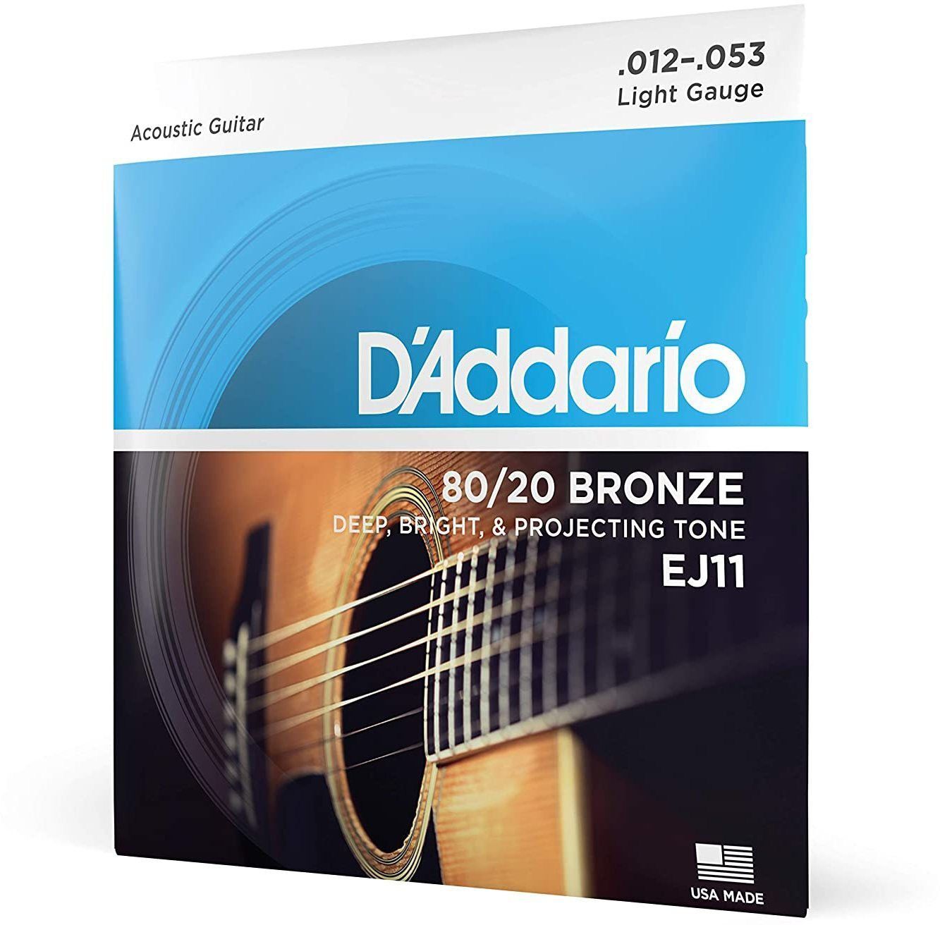 Acoustic EJ11 12-53 Bronze Light Acoustic Guitar Strings Guitar String-image-33