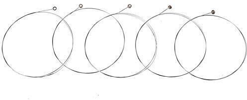 rythm enterprises Acoustic 5 Pcs E-1(1st String ) Silver Tone Steel Guitar Strings Accessories Guitar String-picture-22