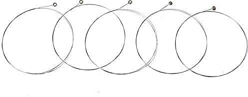 rythm enterprises Acoustic Acoustic Guitar E-1st String Stainless Steel String Hollow Ball End, 5 pieces Guitar String-picture-21