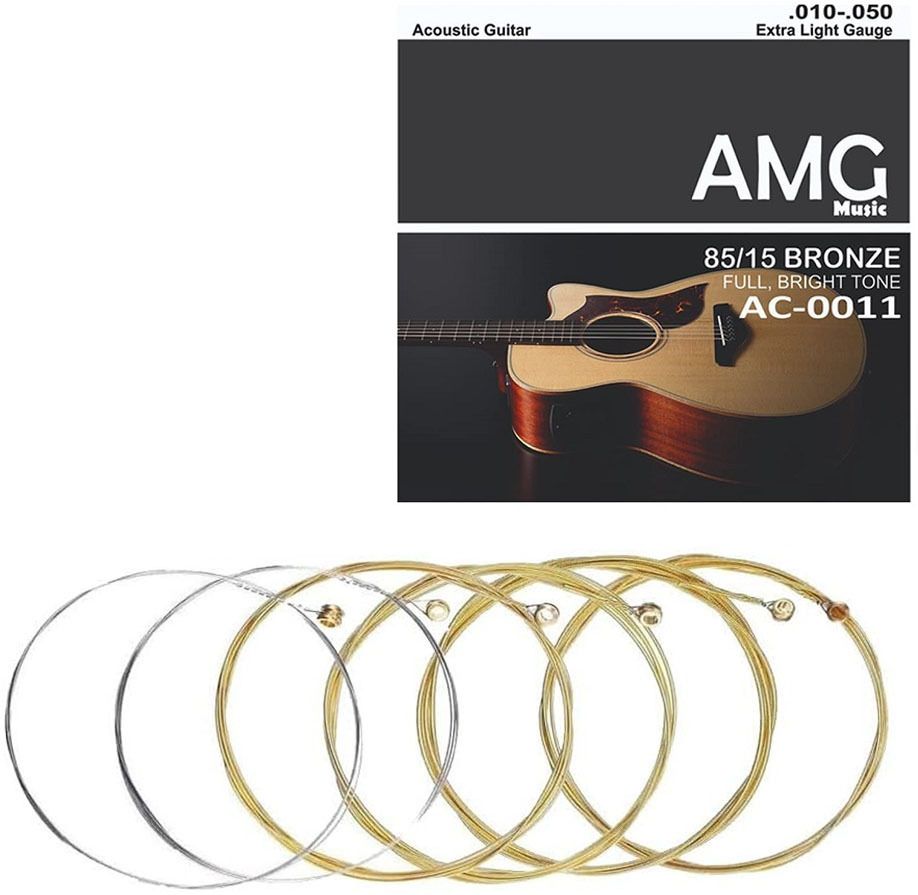 Acoustic Guitar String Set of 6 Light Stainless Steal String for Acoustic Guitar Guitar String-image-29