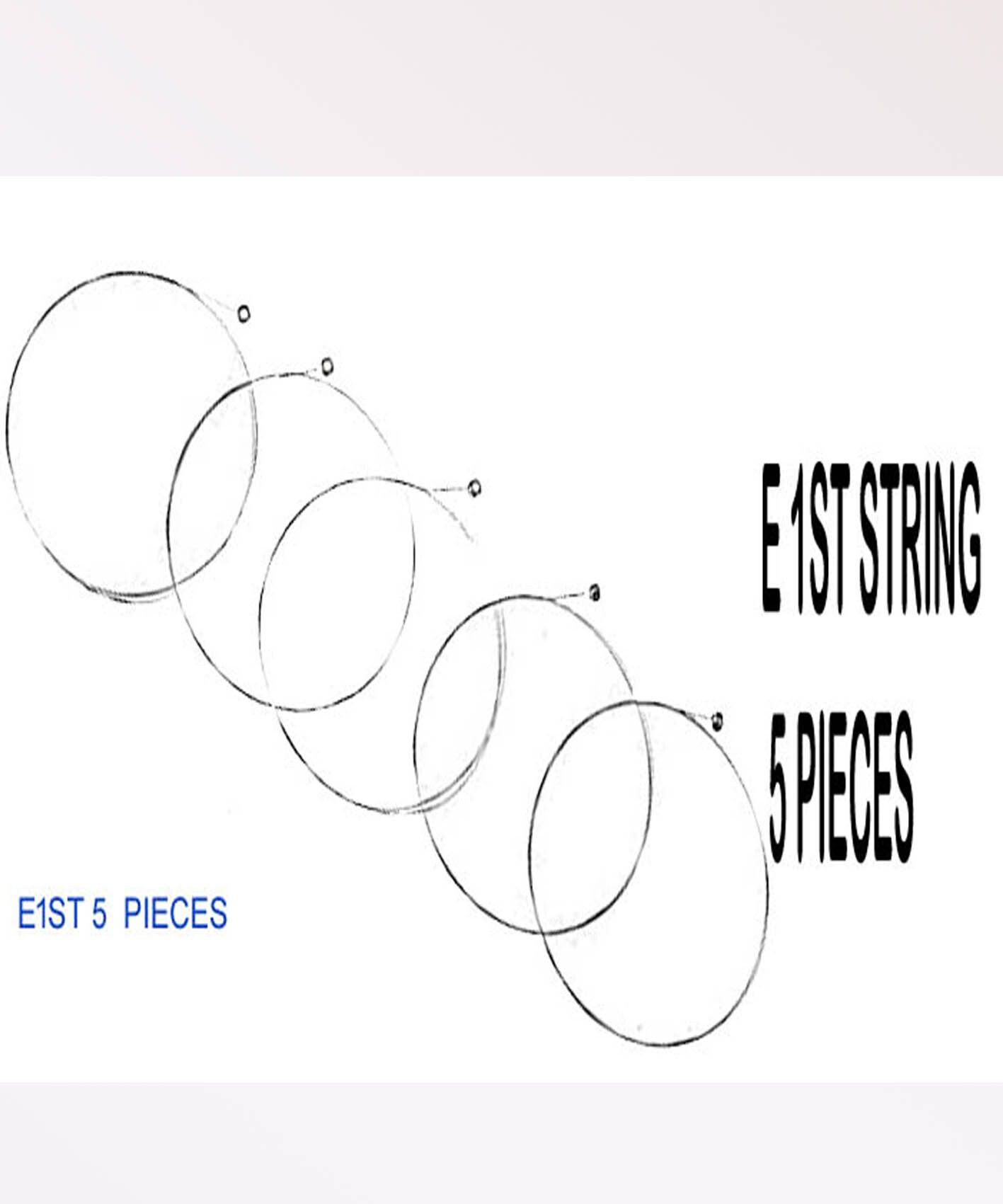 house of common Acoustic ACOUSTIC E1ST STRING 5 PCS MDCL A38 Guitar String-picture-20