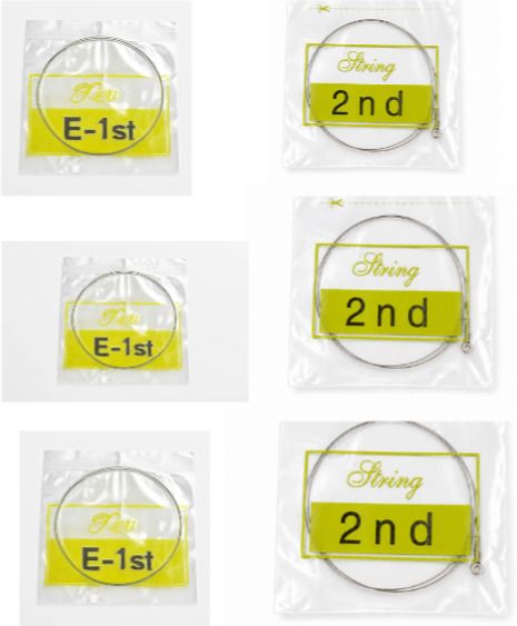 sls music Acoustic Acoustic Guitar 1st E and 2nd B Strings Pack of 6 Guitar String-picture-44