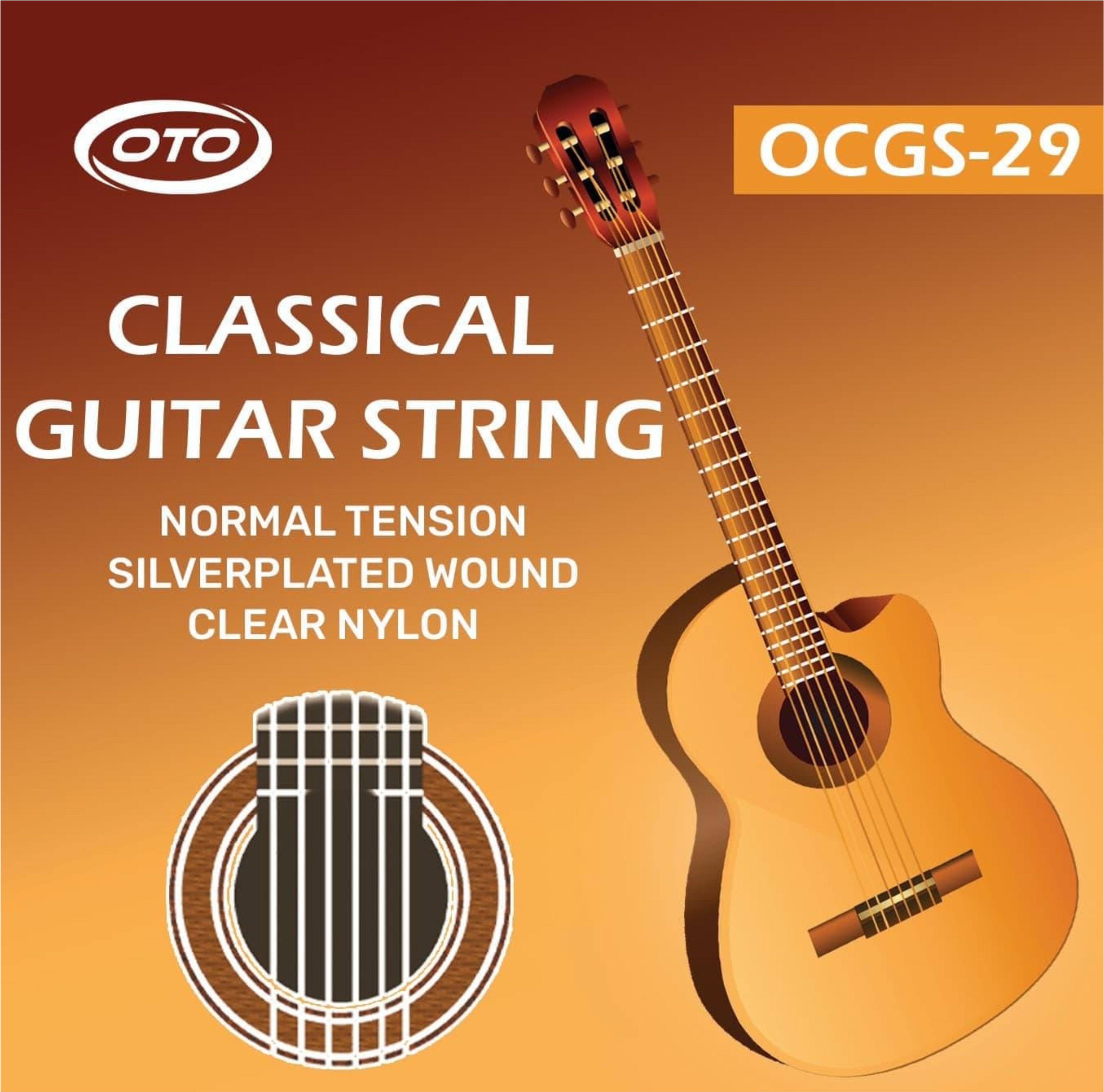 Acoustic Classical Guitar String Set (.028-.043 guage) Guitar String-image-0