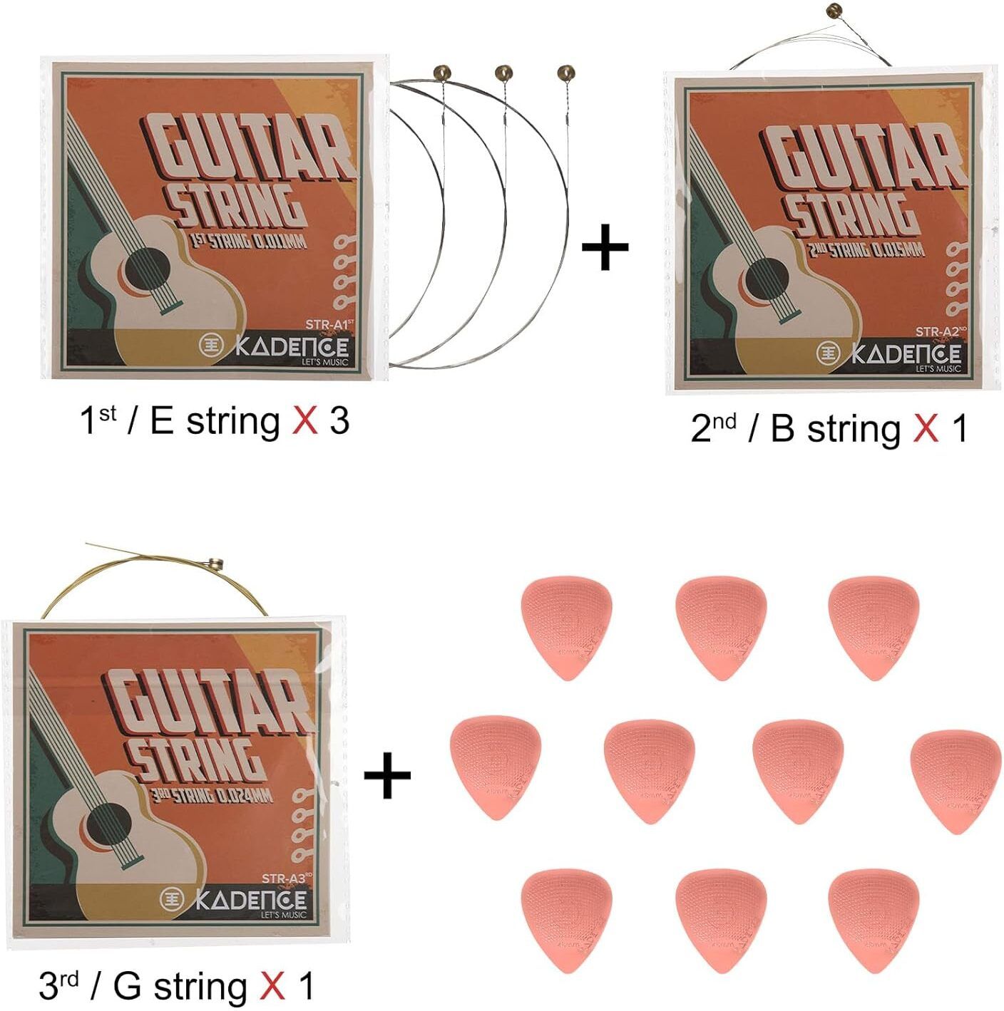 Acoustic KAD-E3BG-HG48R10 Guitar String