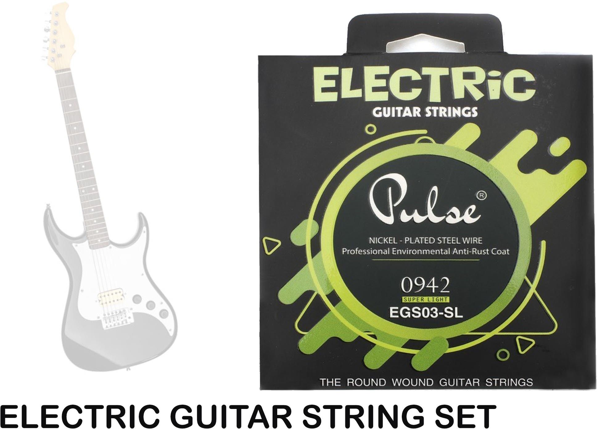 music galaxy Electric PULSE ELECTRIC STRING SET EGS03 SL MGA53 Guitar String-picture-13