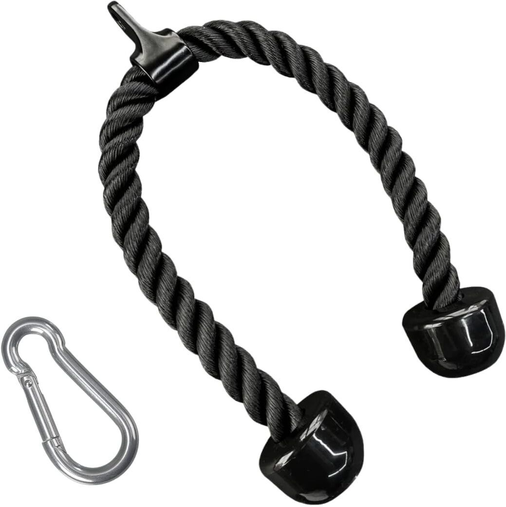 Tricep Rope Attachment - Cable Machine Triceps Rope Cable Attachment for Gym, Lat Pulldown