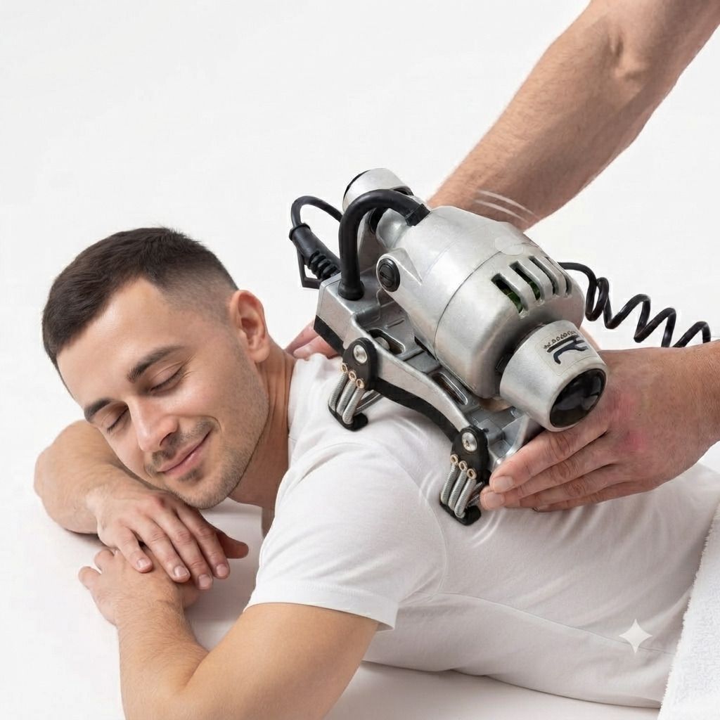 smarttech Professional Handheld Head Massager Dual Speed Electric Scalp Massager for Head-picture-4