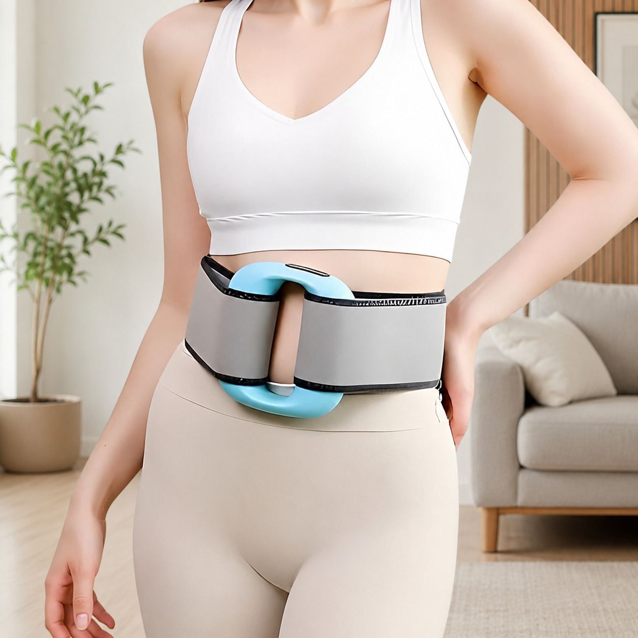 BellyFit Comfort Massage Ring Wireless Vibration Massager Full Body Pain Relief-image-40