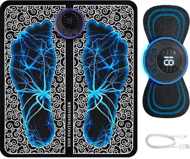 tekfast EMS Foot Massager Mat and Butterfly Massager, Muscle Stimulator-picture-21
