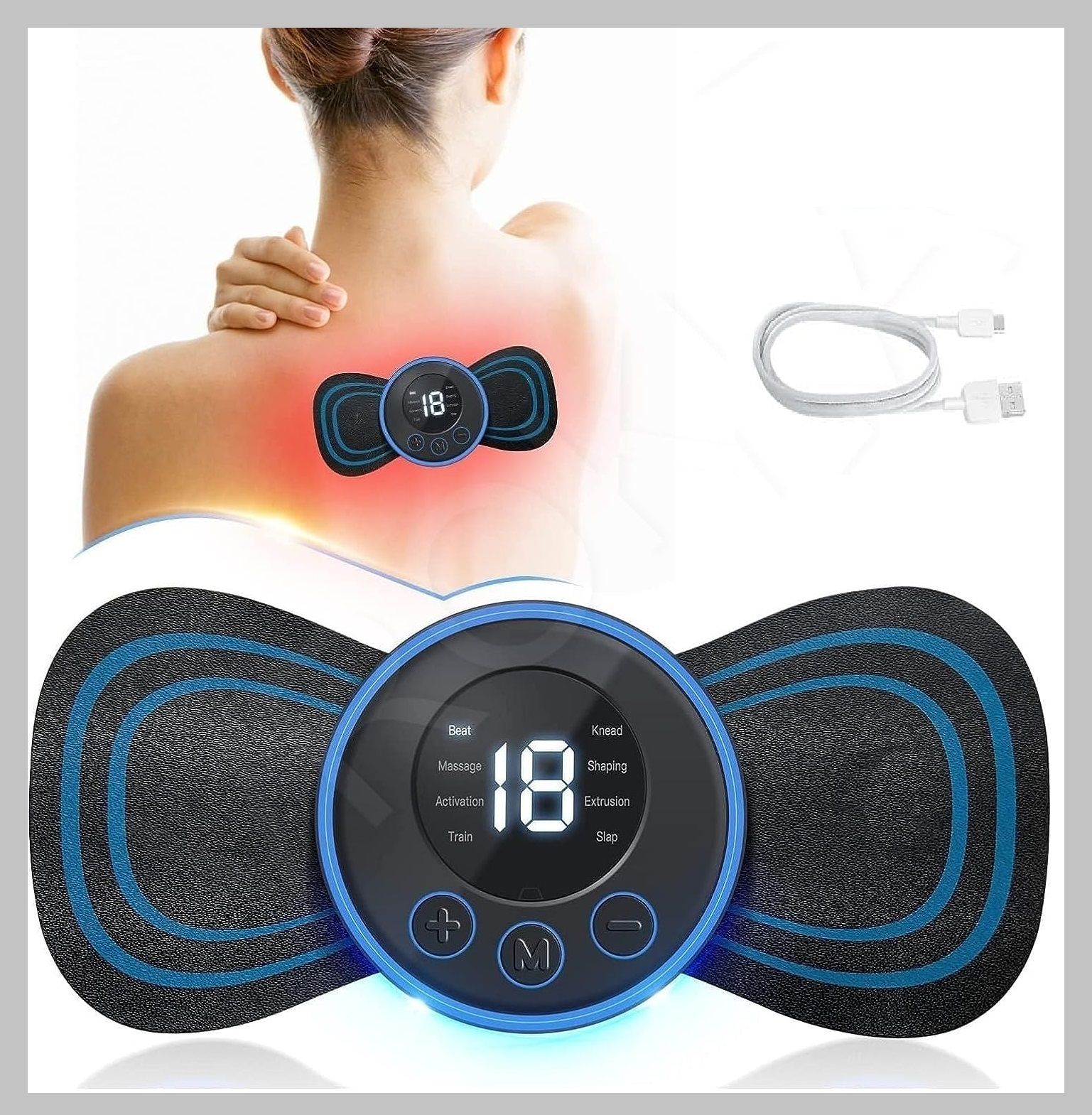 Blood circulation pain relief wireless portable Full Body Mini massager -003