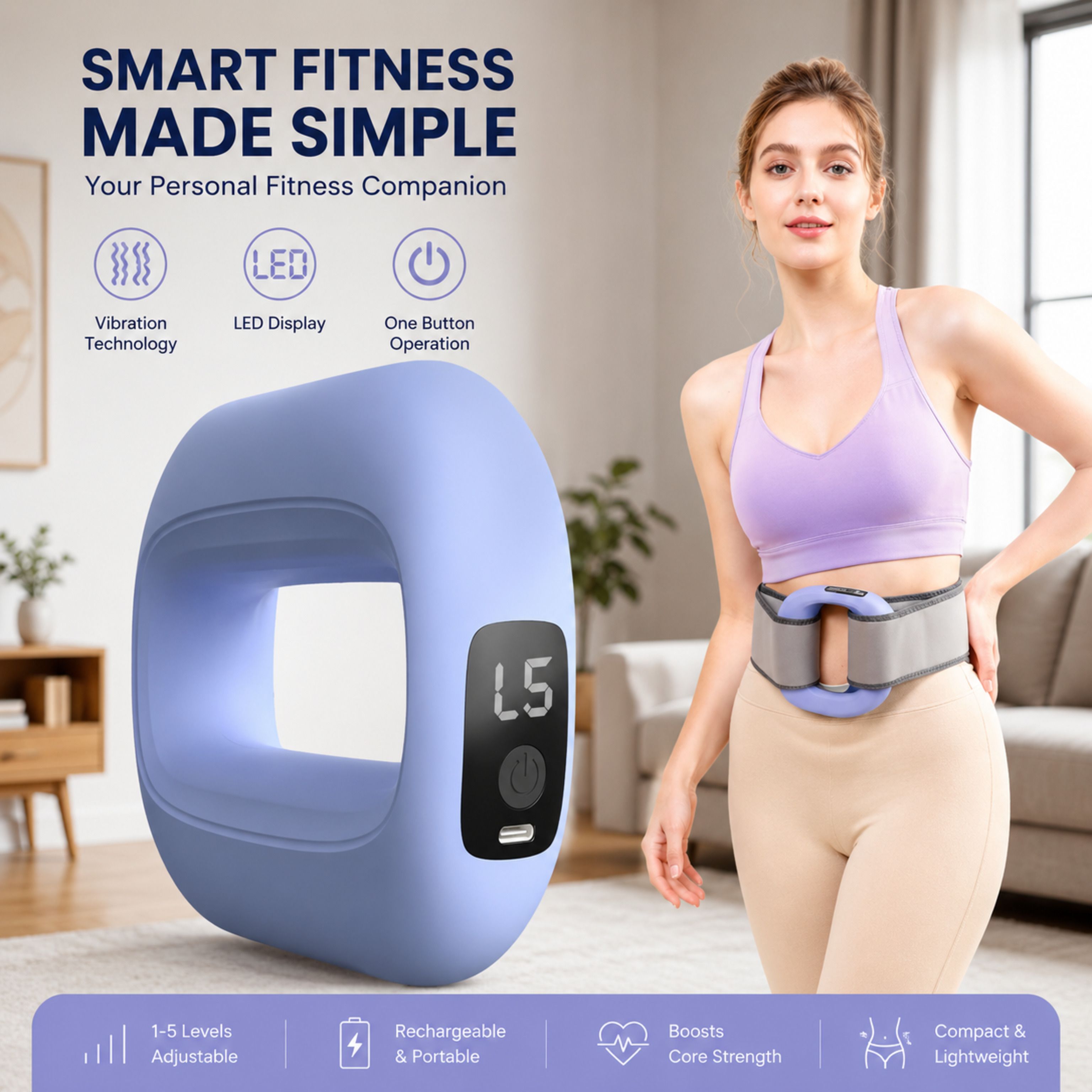 multi-functional fascia wellness massager | portable design