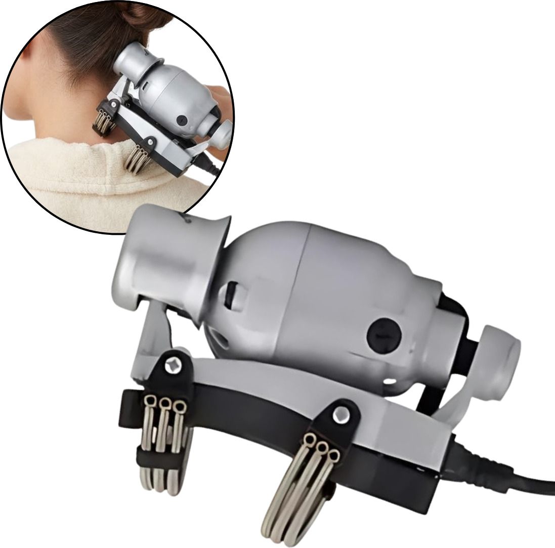 Double Speed Relaxing Body Massage Machine Silver-image-17