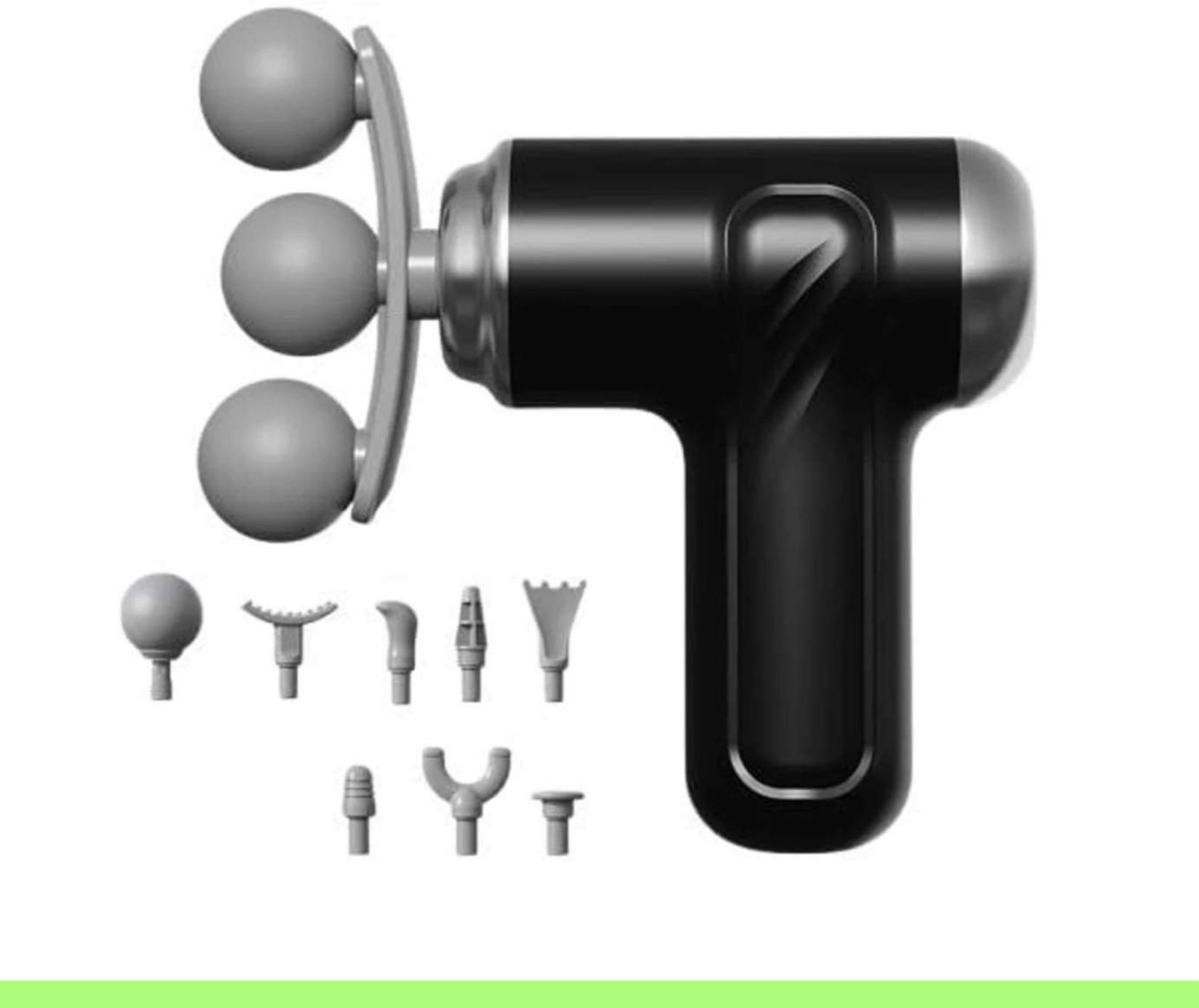 Massage Gun Pro+ Portable Massage Gun, 3Head Percussion, 6-Speed Settings@@0232-image-19