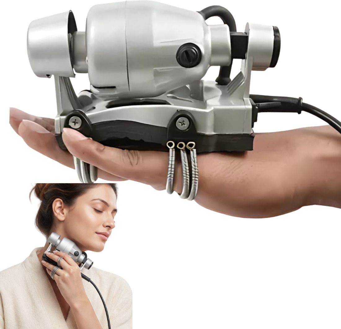 Handy Double Speed Relaxation Massager Silver-image-12