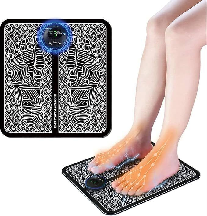 hardini Electric Foot Massager Mat, Digital Display, EMS Muscle Stimulation, Black-picture-40