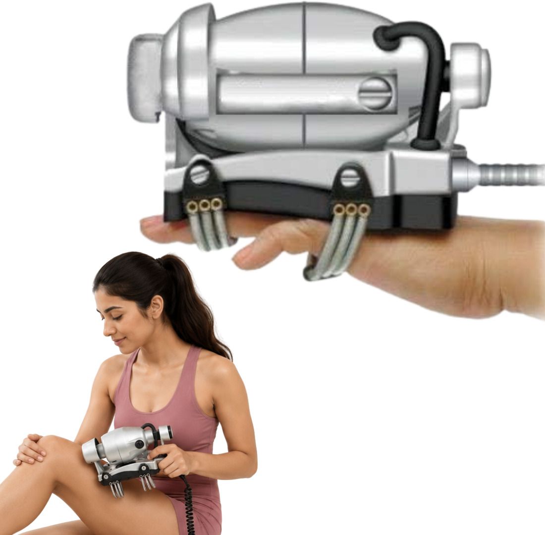 smarttech Electric Neck Shoulder Body Massage Machine Silver-picture-2