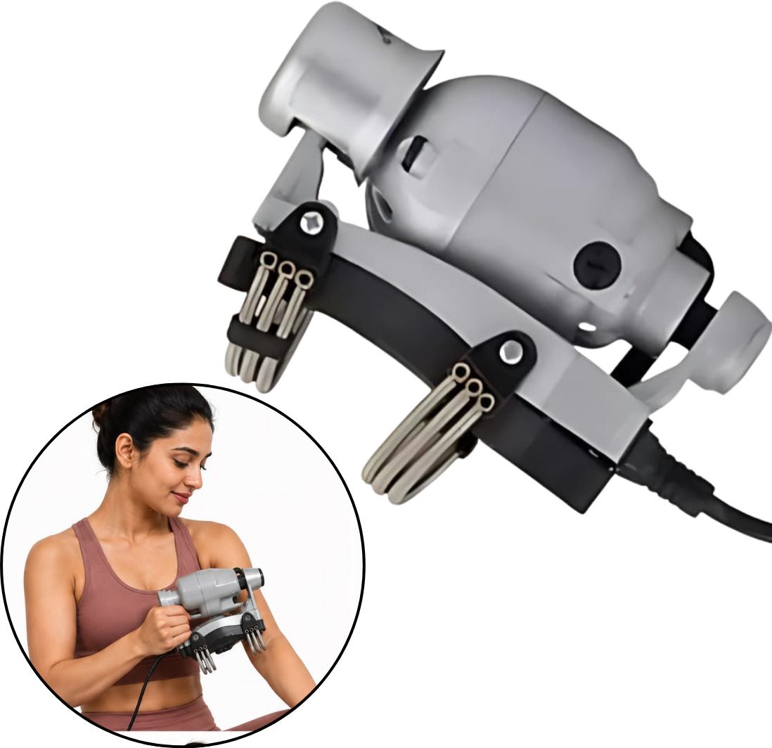Handy Electric Full Body Massager Silver-image-2