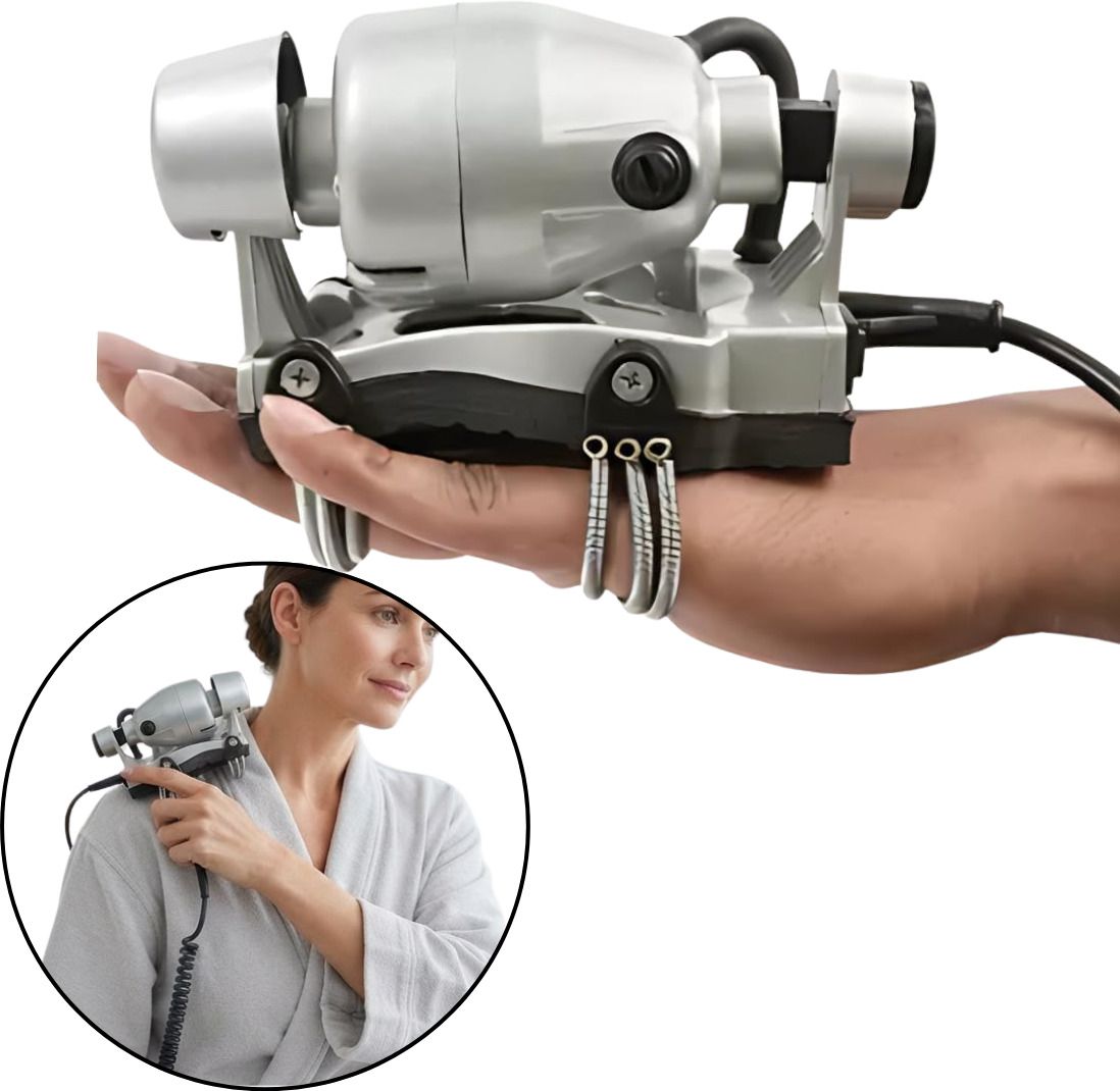 Floating Body Massager for Neck Shoulder Silver-image-14
