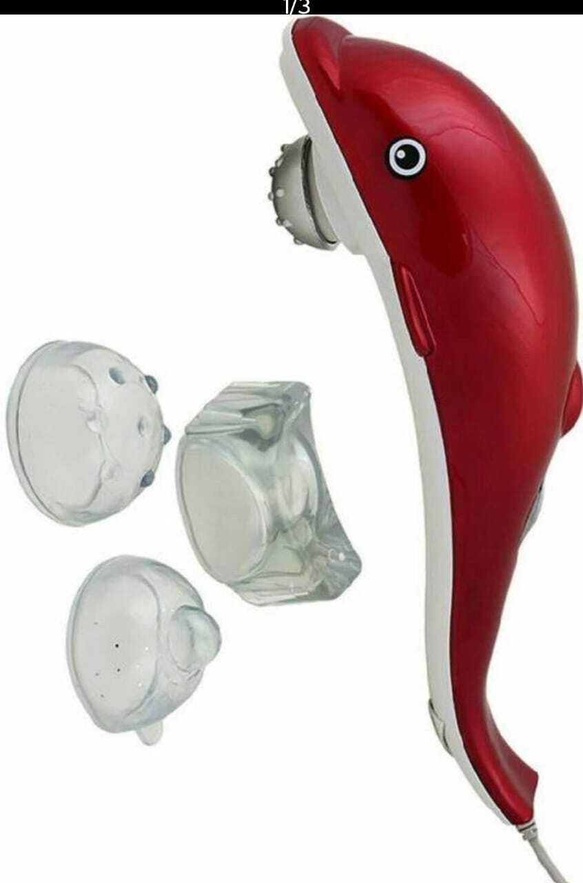 Dolphin Massager for Pain Relief–Handheld with Vibration & Plug in Full Body-image-11