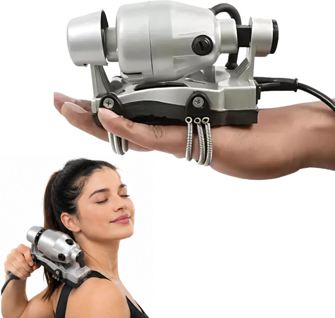 smarttech Handy Vibrating Muscle Relaxation Massager Silver-picture-5
